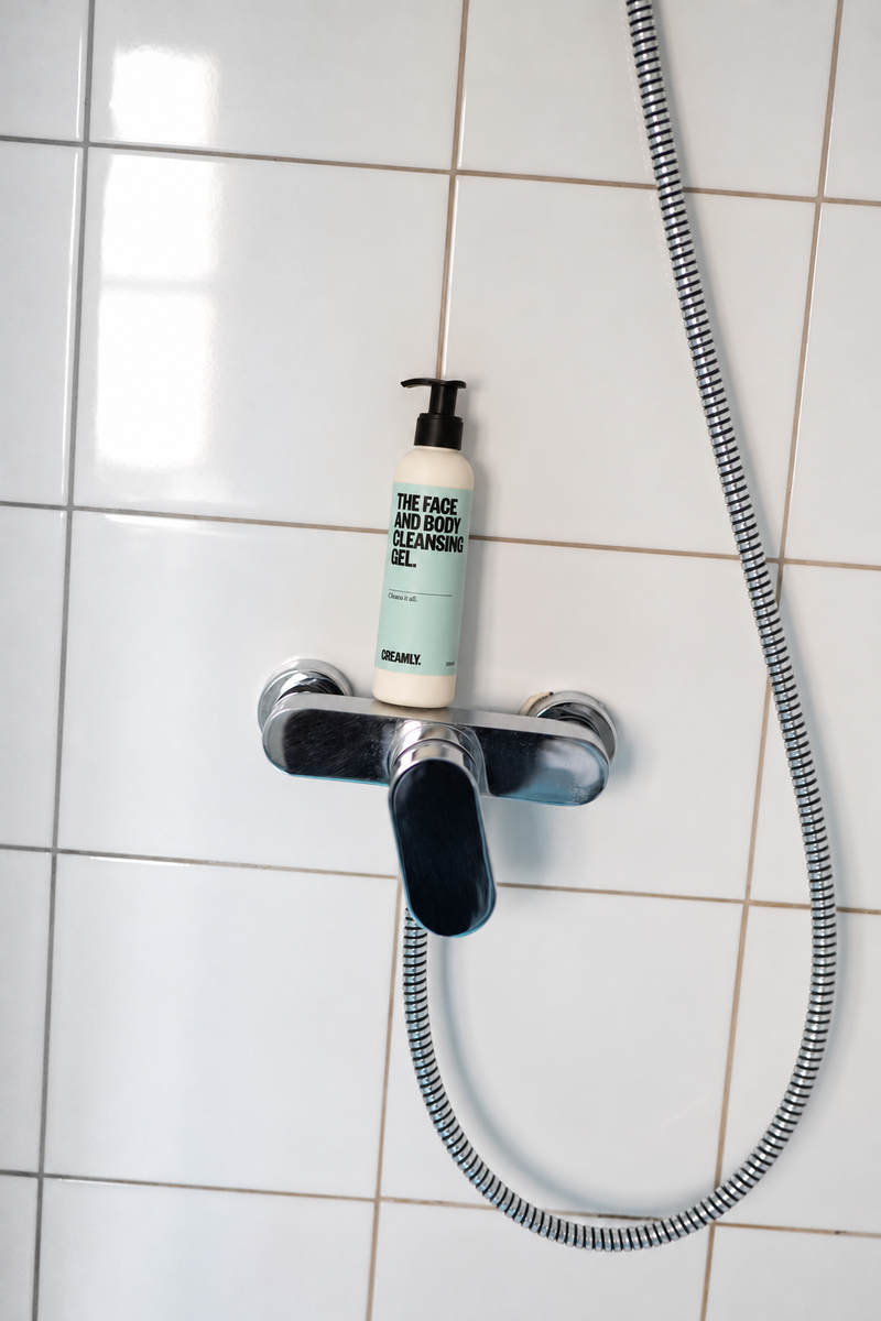 YOUR SHOWER JUST GOT LESS CROWDED.