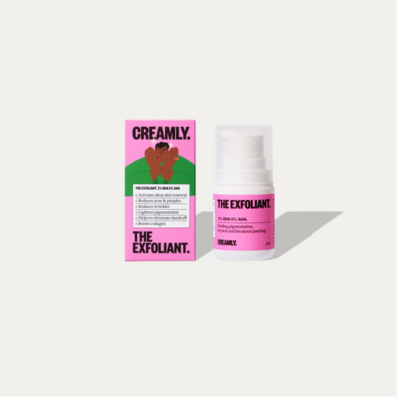 The Exfoliant. 2% BHA 5% AHA